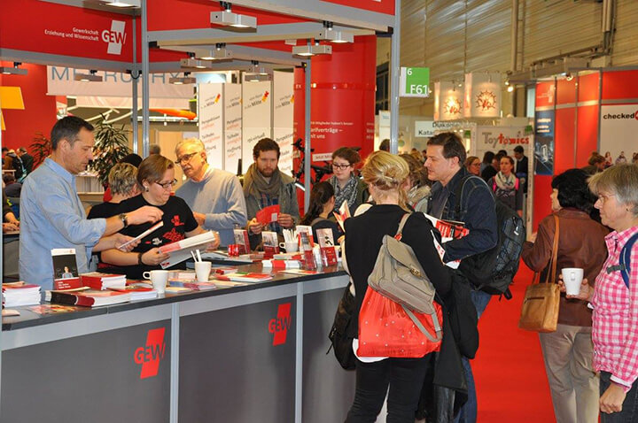 <br/>Informationen am GEW Messestand